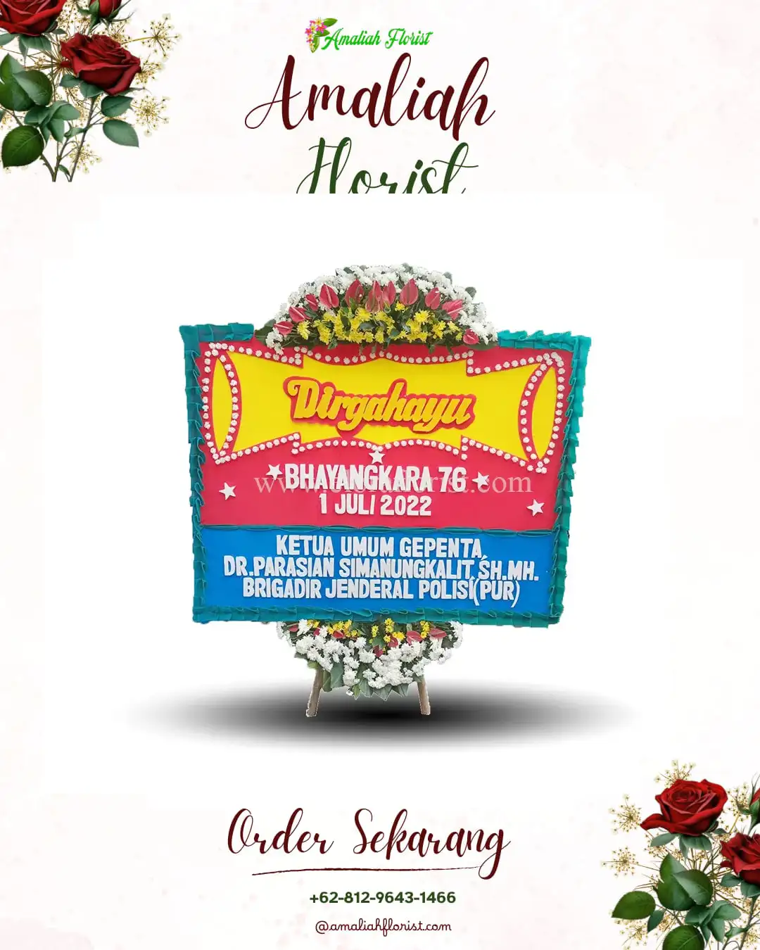 Papan Bunga HUT Ulang Tahun Tanjung Duren Selatan